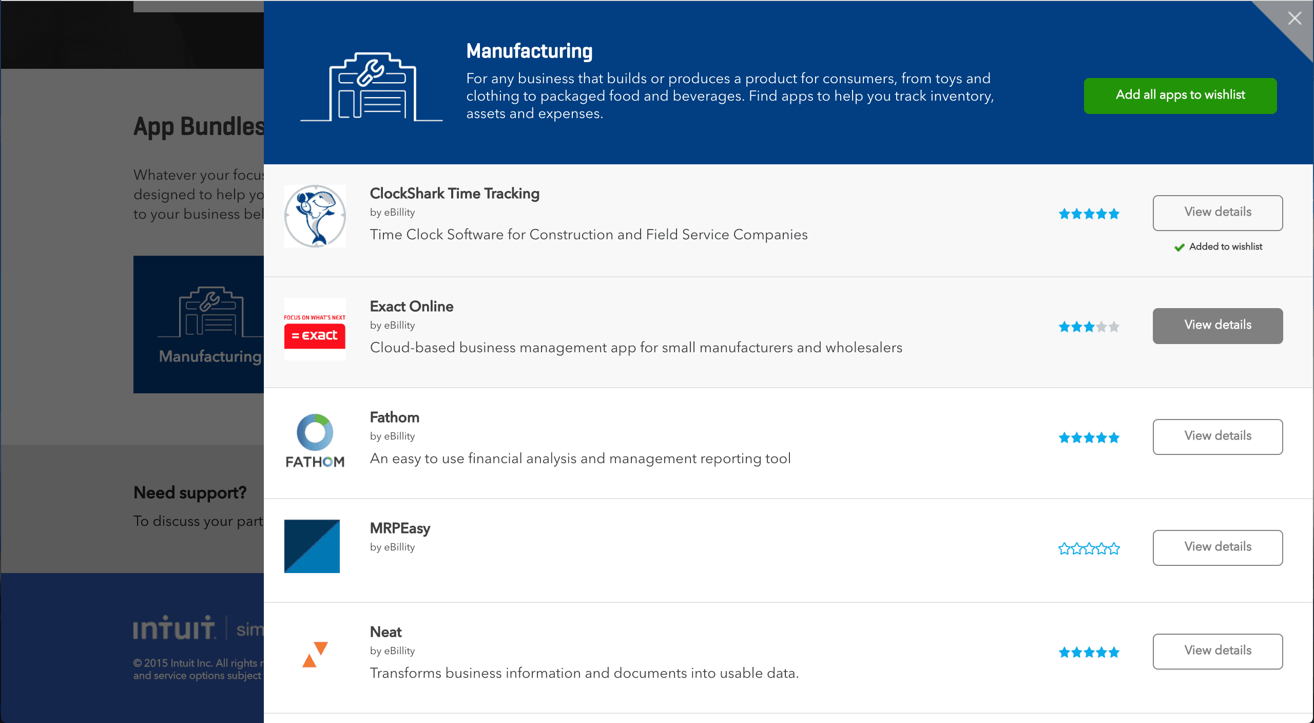 Intuit Touch Table App