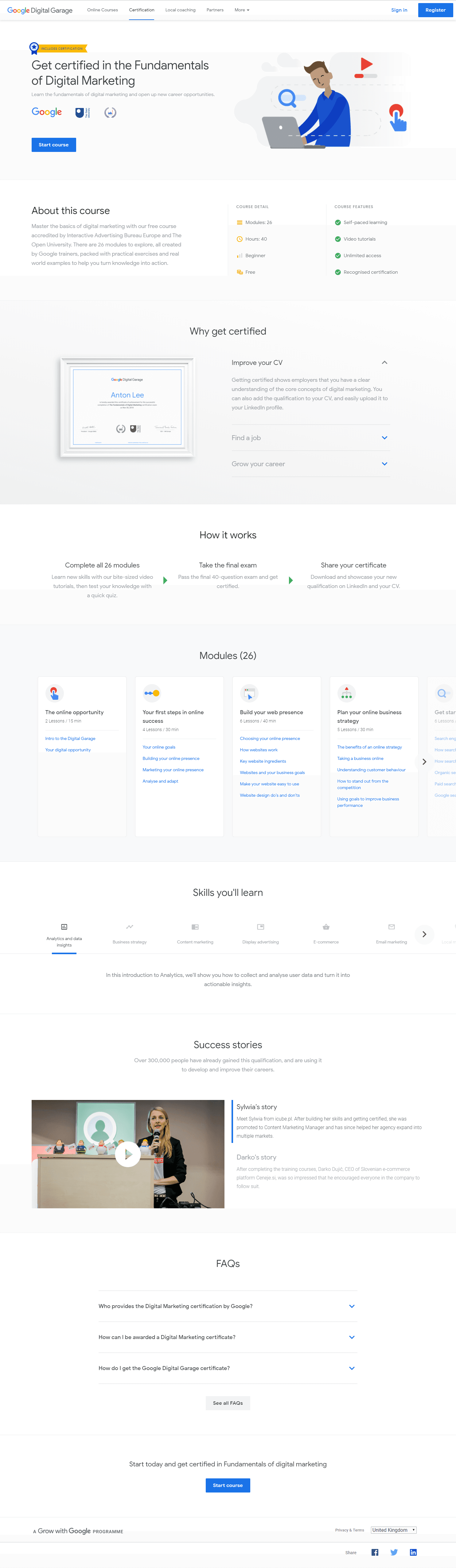Google Digital Garage