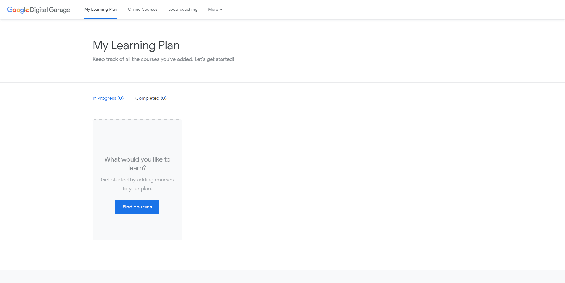 Google Digital Garage